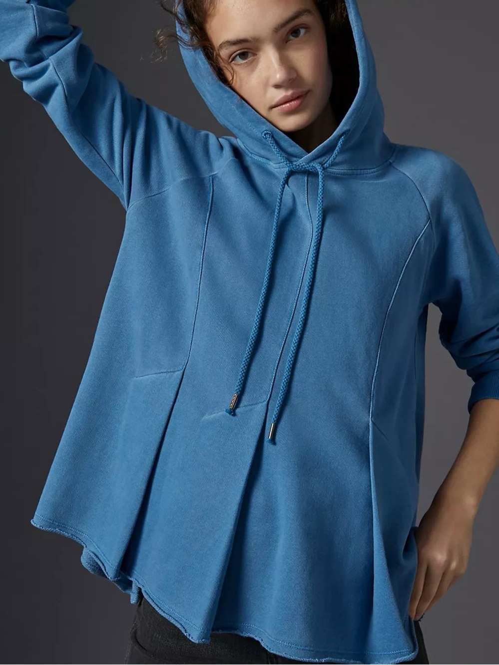 Anthropologie Pilcro Flynn Peplum Hoodie. Small.